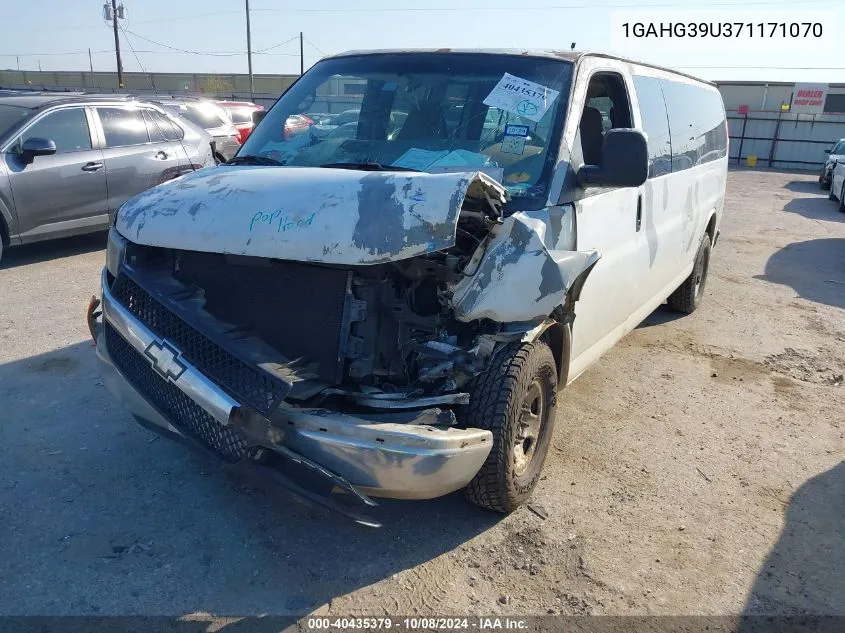 1GAHG39U371171070 2007 Chevrolet Express G3500