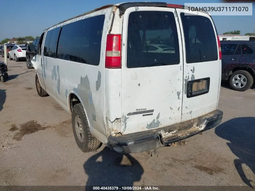 1GAHG39U371171070 2007 Chevrolet Express G3500