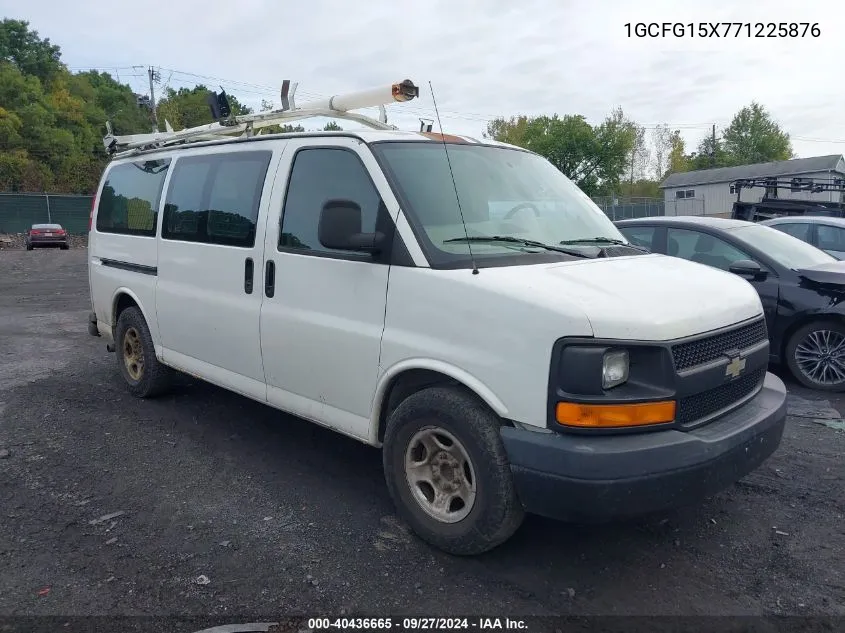 1GCFG15X771225876 2007 Chevrolet Express Work Van