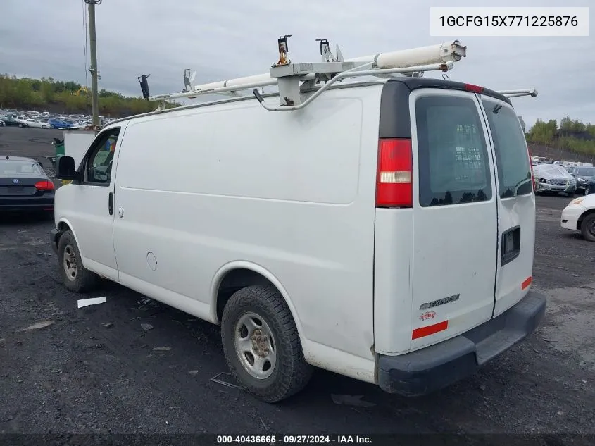 1GCFG15X771225876 2007 Chevrolet Express Work Van