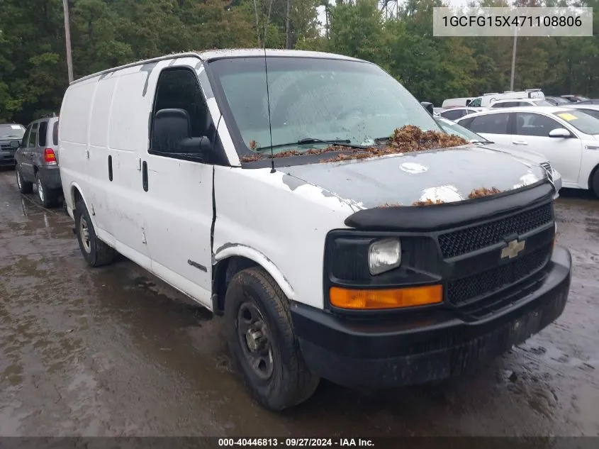 2007 Chevrolet Express Work Van VIN: 1GCFG15X471108806 Lot: 40446813