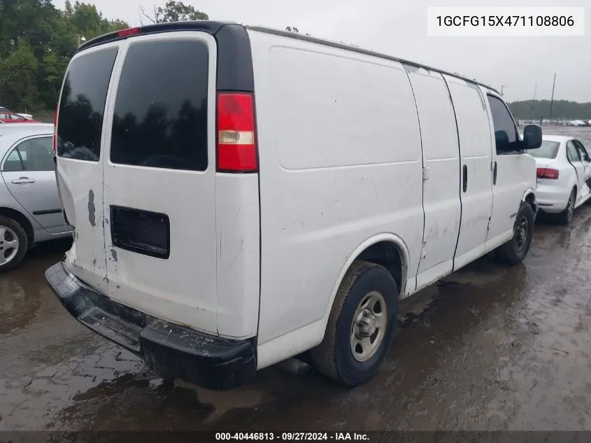 2007 Chevrolet Express Work Van VIN: 1GCFG15X471108806 Lot: 40446813