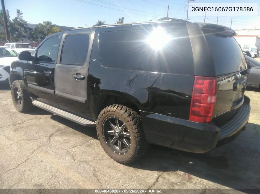 3GNFC16067G178586 2007 Chevrolet Suburban 1500 Lt