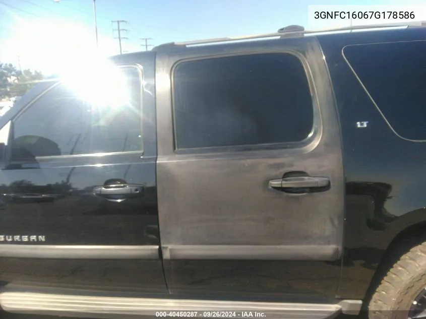 3GNFC16067G178586 2007 Chevrolet Suburban 1500 Lt