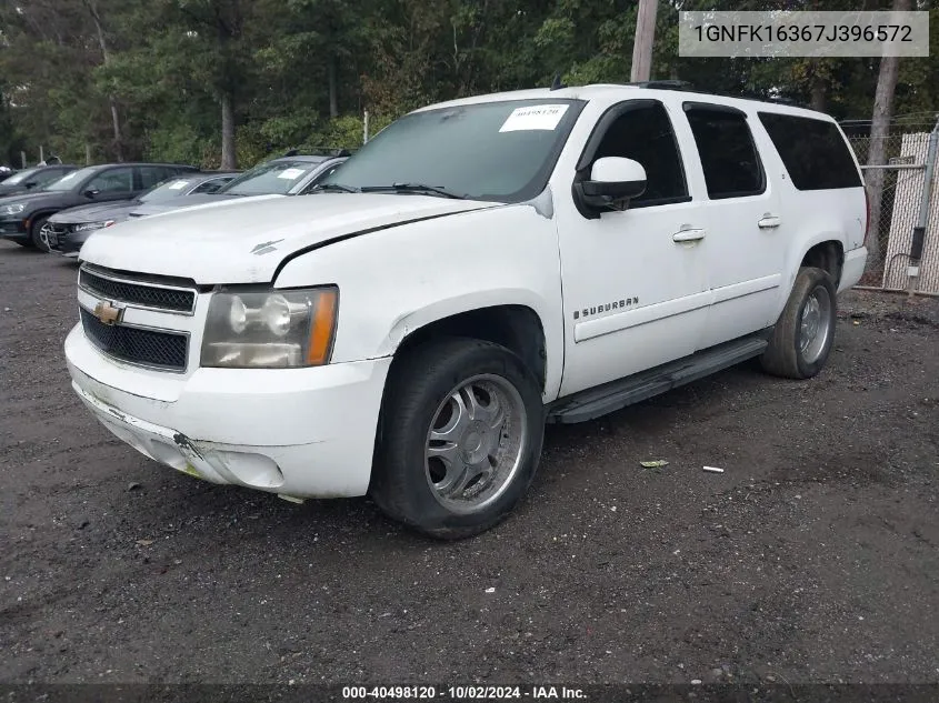 1GNFK16367J396572 2007 Chevrolet Suburban 1500 Lt