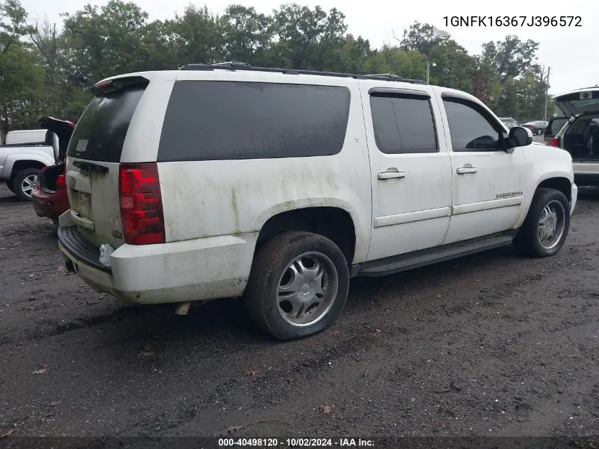 2007 Chevrolet Suburban 1500 Lt VIN: 1GNFK16367J396572 Lot: 40498120