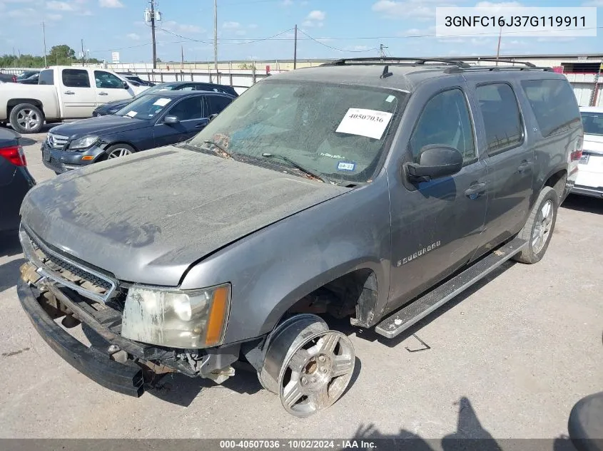 3GNFC16J37G119911 2007 Chevrolet Suburban 1500 Ls