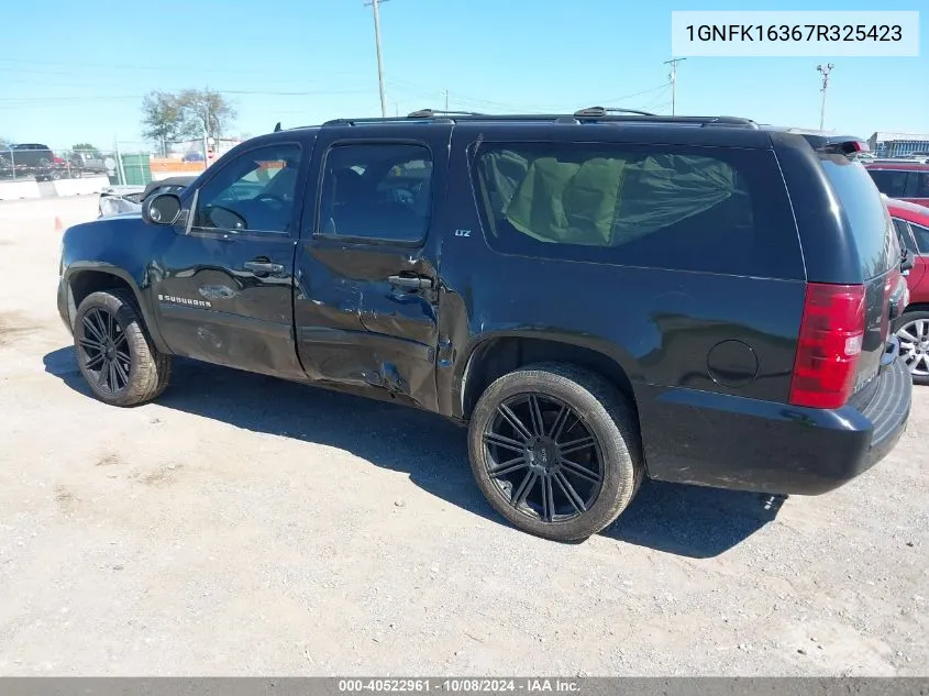 2007 Chevrolet Suburban 1500 Ltz VIN: 1GNFK16367R325423 Lot: 40522961