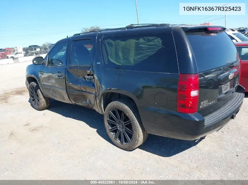 1GNFK16367R325423 2007 Chevrolet Suburban 1500 Ltz