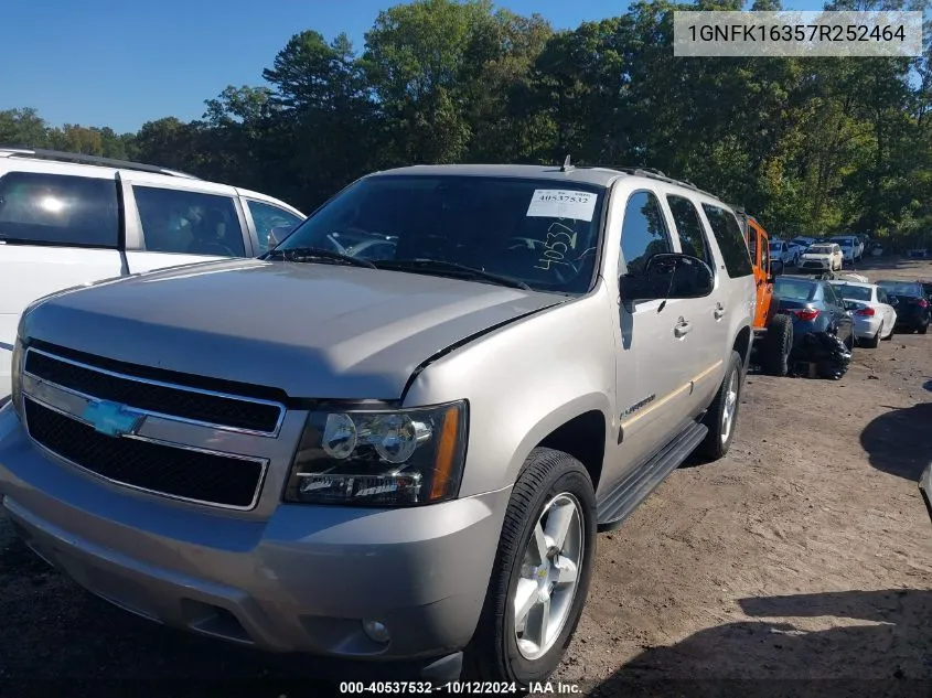 2007 Chevrolet Suburban 1500 Ltz VIN: 1GNFK16357R252464 Lot: 40537532