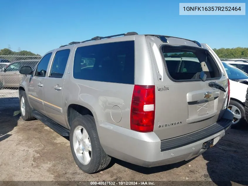 1GNFK16357R252464 2007 Chevrolet Suburban 1500 Ltz