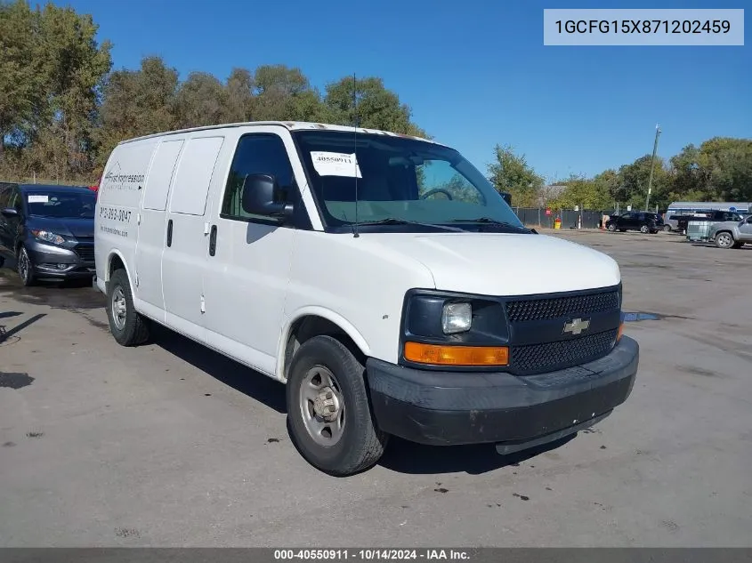 2007 Chevrolet Express Work Van VIN: 1GCFG15X871202459 Lot: 40550911