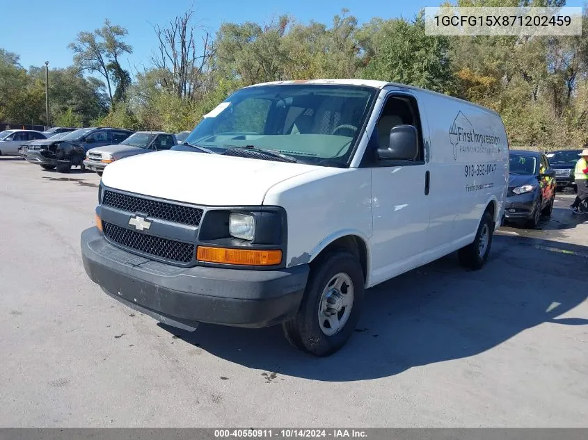 2007 Chevrolet Express Work Van VIN: 1GCFG15X871202459 Lot: 40550911