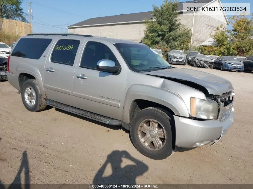 2007 Chevrolet Suburban 1500 Lt VIN: 3GNFK16317G283534 Lot: 40560124