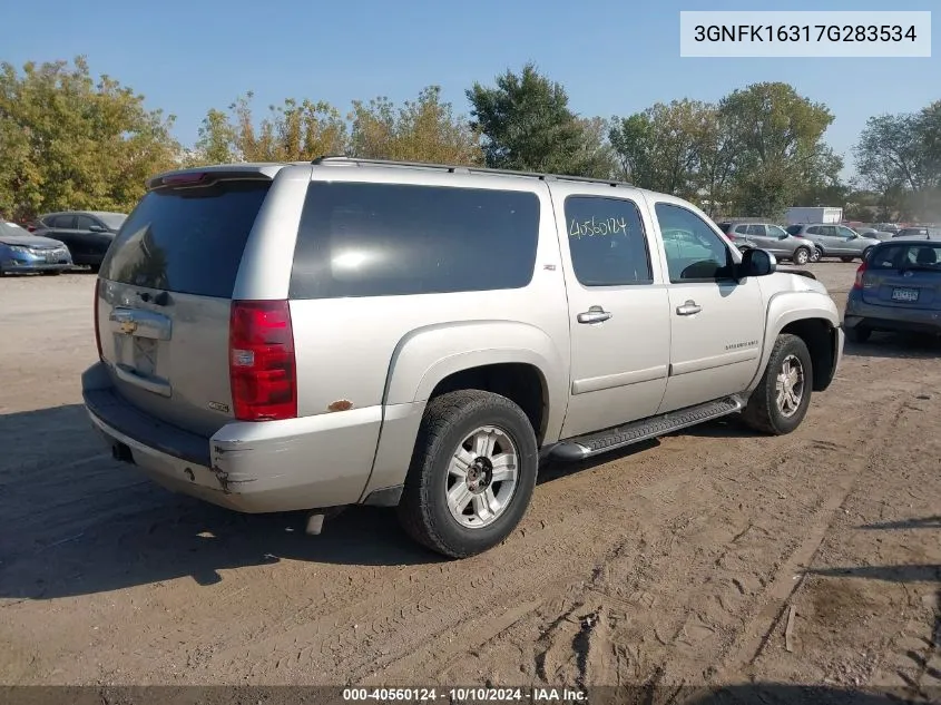 3GNFK16317G283534 2007 Chevrolet Suburban 1500 Lt