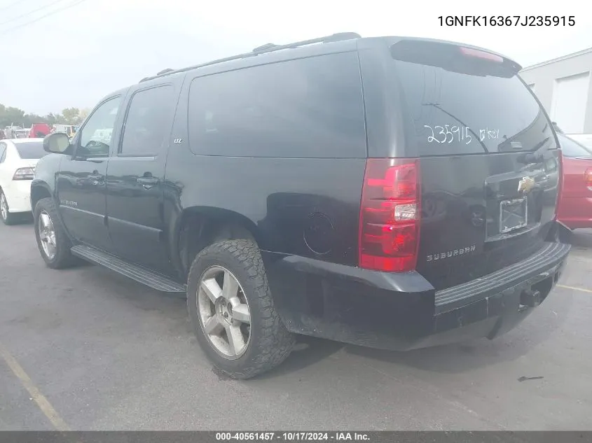 1GNFK16367J235915 2007 Chevrolet Suburban 1500 Ltz