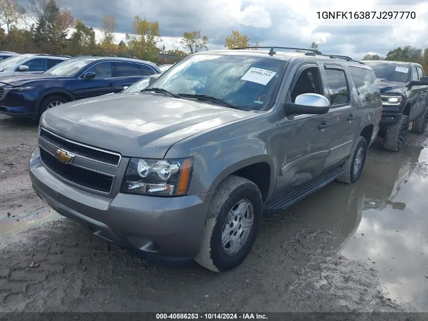 2007 Chevrolet Suburban 1500 Ls VIN: 1GNFK16387J297770 Lot: 40586253