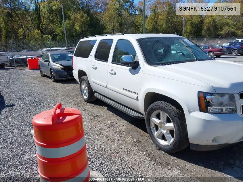 2007 Chevrolet Suburban 1500 Ltz VIN: 3GNFK16327G107561 Lot: 40617677