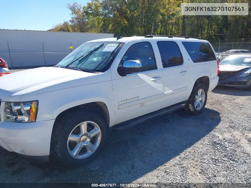 2007 Chevrolet Suburban 1500 Ltz VIN: 3GNFK16327G107561 Lot: 40617677