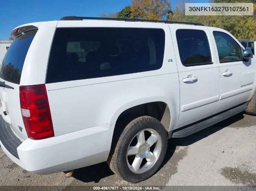 2007 Chevrolet Suburban 1500 Ltz VIN: 3GNFK16327G107561 Lot: 40617677