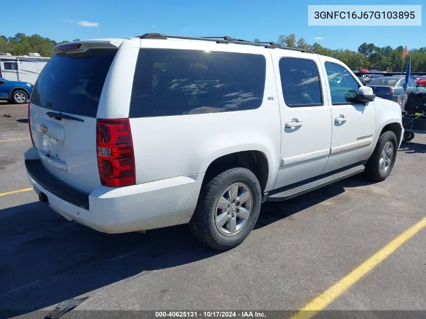 3GNFC16J67G103895 2007 Chevrolet Suburban 1500 Ltz