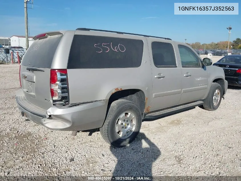 2007 Chevrolet Suburban 1500 Lt VIN: 1GNFK16357J352563 Lot: 40635097