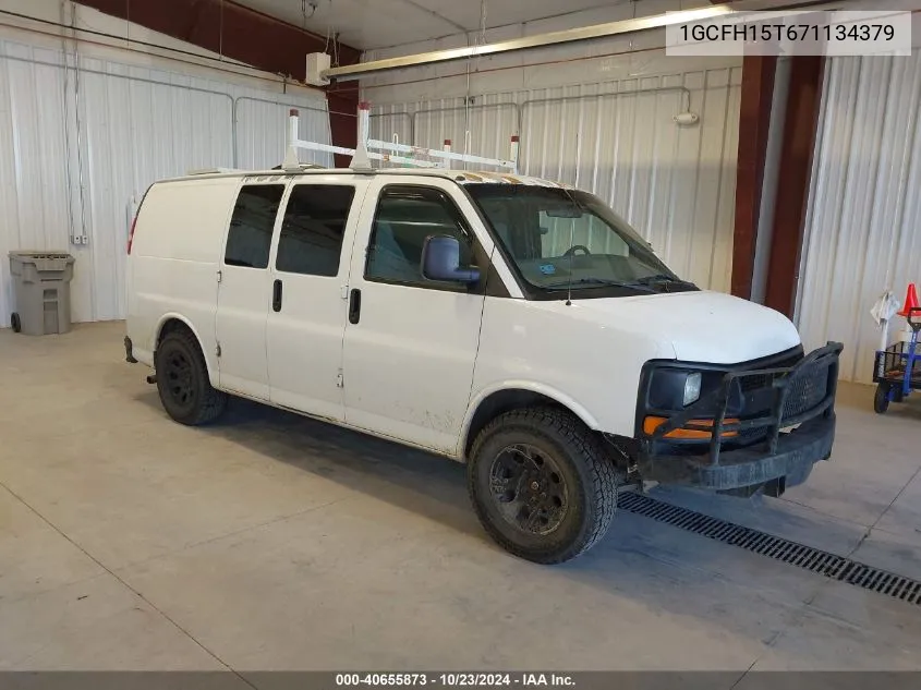 2007 Chevrolet Express Work Van VIN: 1GCFH15T671134379 Lot: 40655873