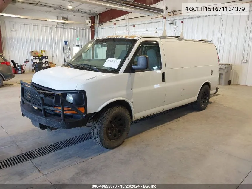 2007 Chevrolet Express Work Van VIN: 1GCFH15T671134379 Lot: 40655873