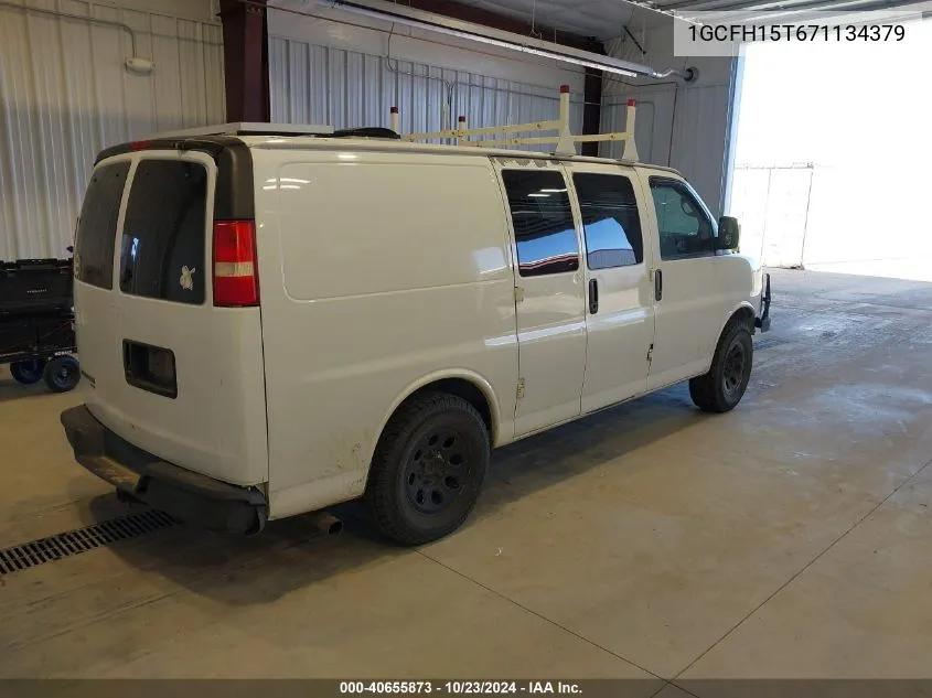 2007 Chevrolet Express Work Van VIN: 1GCFH15T671134379 Lot: 40655873