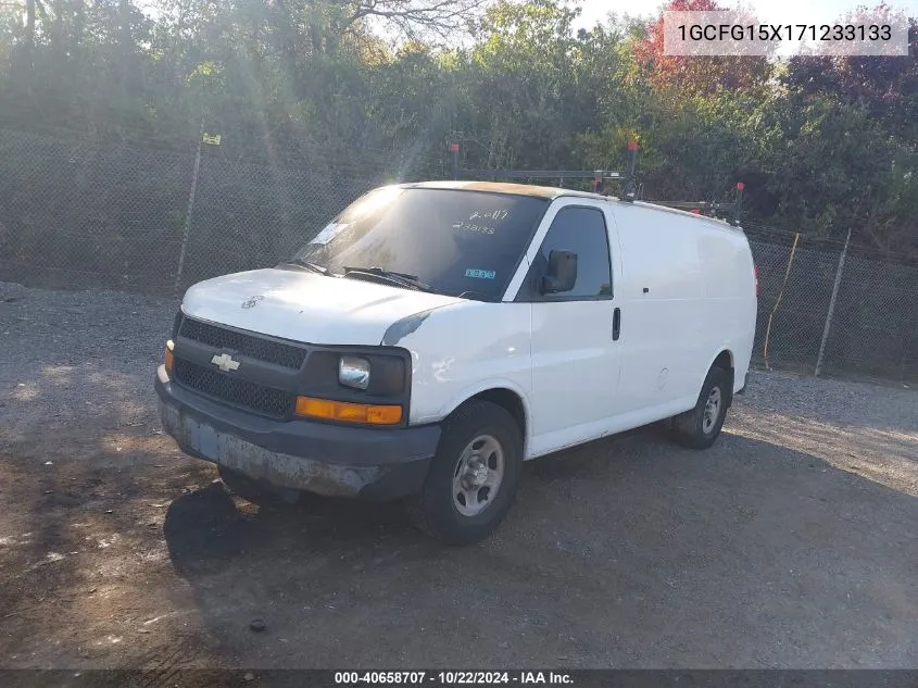 2007 Chevrolet Express Work Van VIN: 1GCFG15X171233133 Lot: 40658707