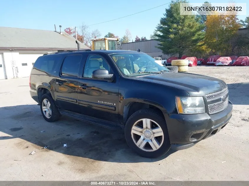 2007 Chevrolet Suburban 1500 Ltz VIN: 1GNFK16307R182422 Lot: 40673271