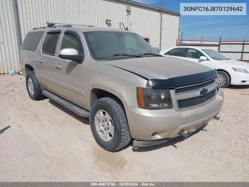 2007 Chevrolet Suburban 1500 Lt VIN: 3GNFC16J87G129642 Lot: 40673760