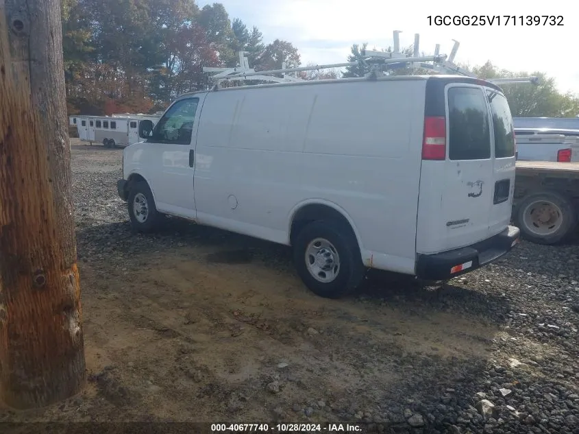 2007 Chevrolet Express Work Van VIN: 1GCGG25V171139732 Lot: 40677740