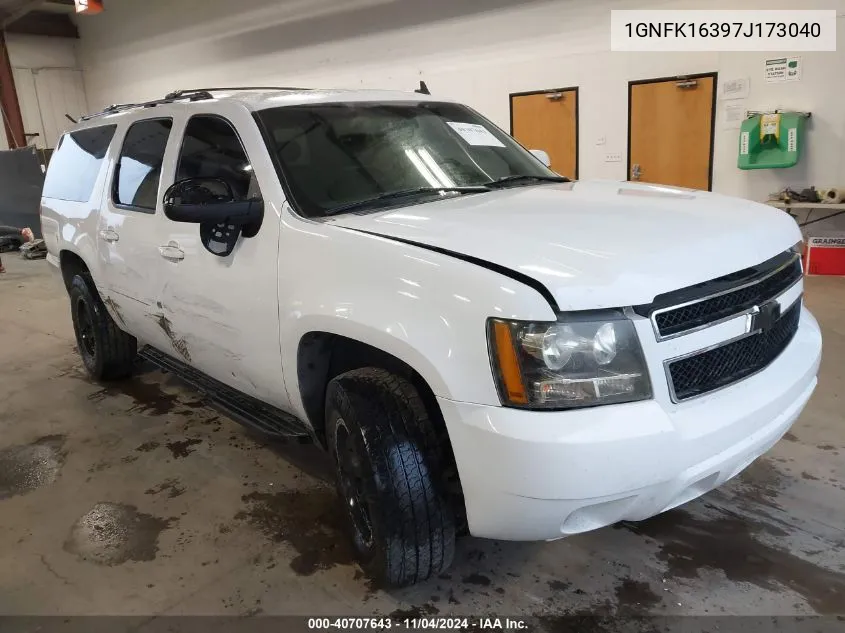 1GNFK16397J173040 2007 Chevrolet Suburban 1500 Lt