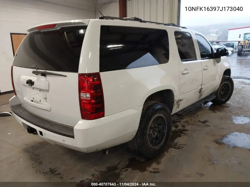 2007 Chevrolet Suburban 1500 Lt VIN: 1GNFK16397J173040 Lot: 40707643