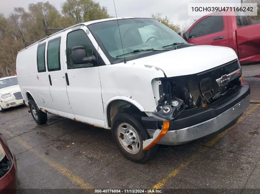 2007 Chevrolet Express Work Van VIN: 1GCHG39U471166242 Lot: 40776854