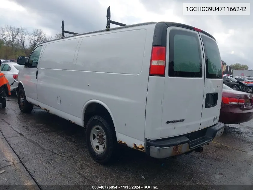 2007 Chevrolet Express Work Van VIN: 1GCHG39U471166242 Lot: 40776854