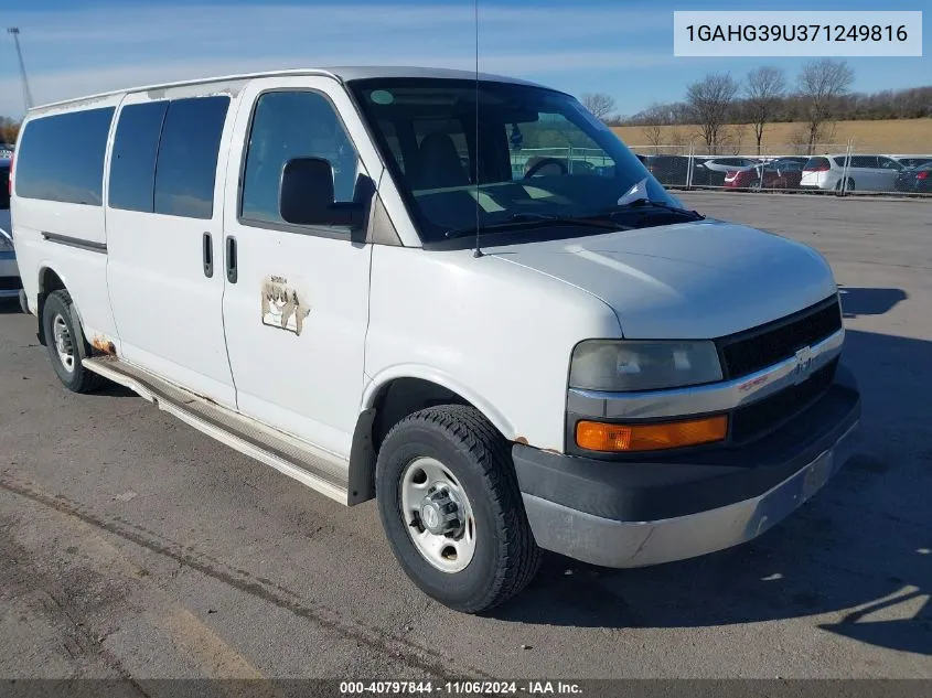 1GAHG39U371249816 2007 Chevrolet Express Ls