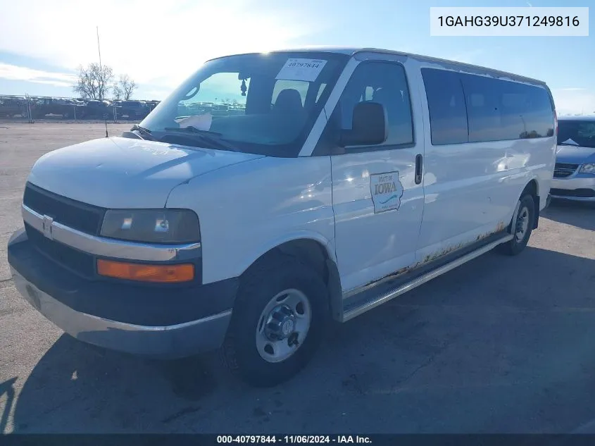 1GAHG39U371249816 2007 Chevrolet Express Ls