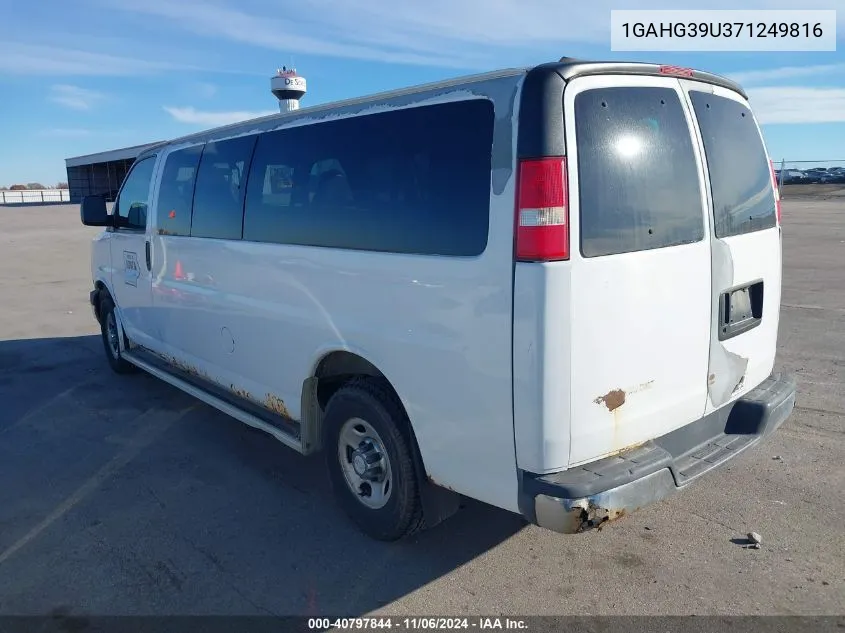 1GAHG39U371249816 2007 Chevrolet Express Ls