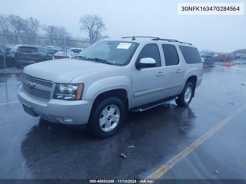 2007 Chevrolet Suburban 1500 Lt VIN: 3GNFK16347G284564 Lot: 40853249