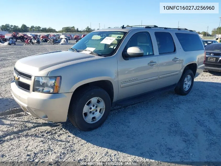 2007 Chevrolet Suburban 1500 Lt VIN: 1GNFC16027J256960 Lot: 40877865