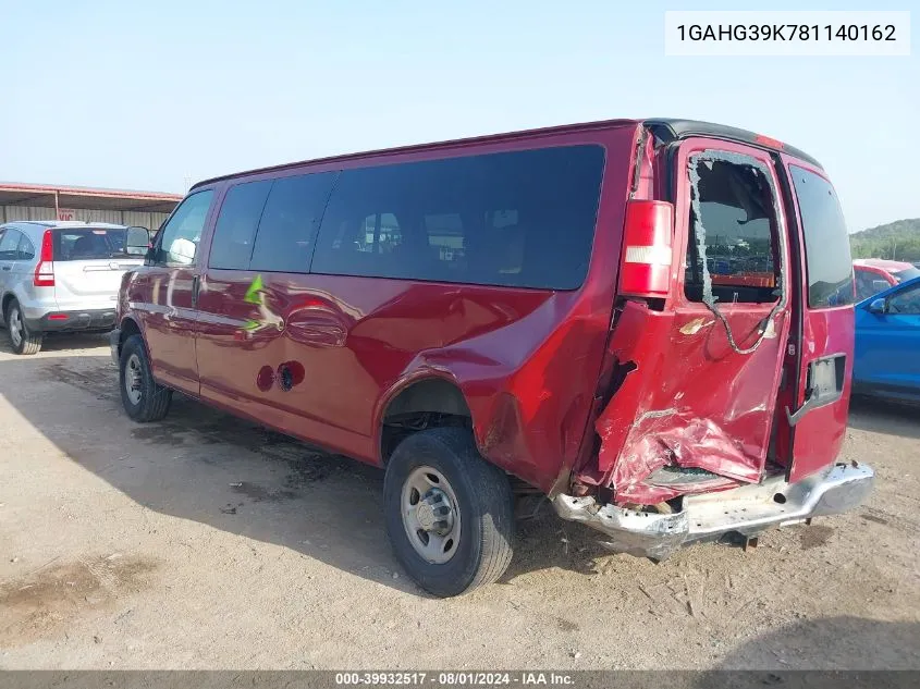 1GAHG39K781140162 2008 Chevrolet Express Ls