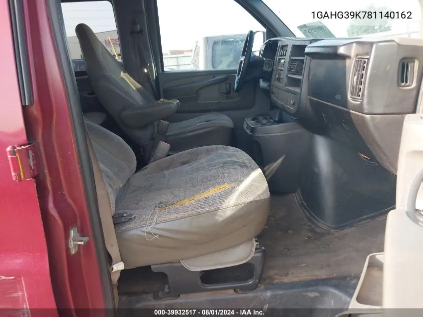 1GAHG39K781140162 2008 Chevrolet Express Ls