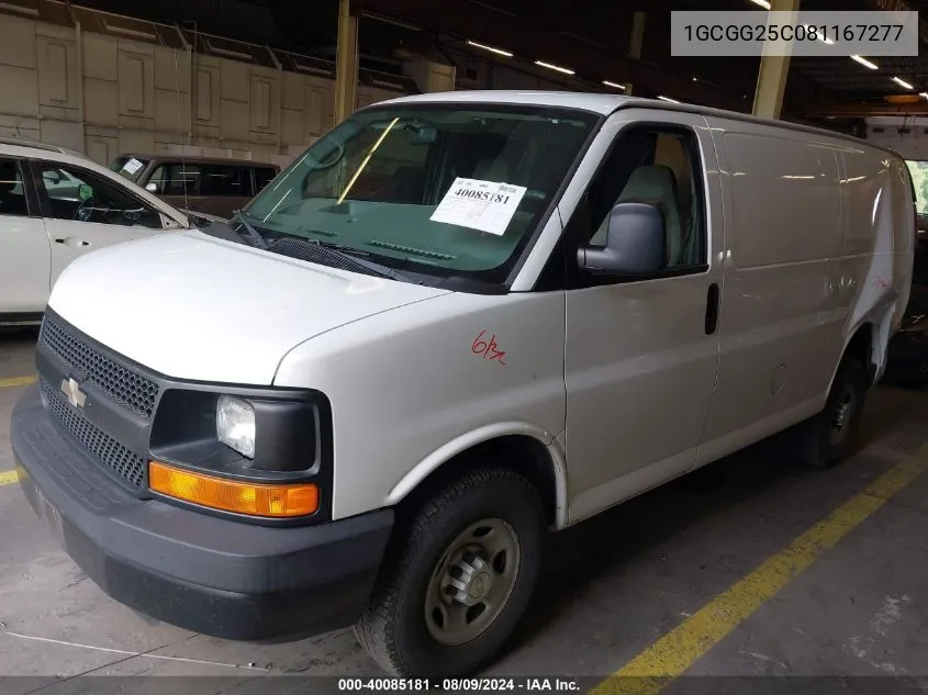 1GCGG25C081167277 2008 Chevrolet Express Work Van