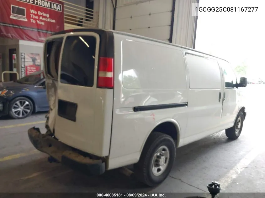 1GCGG25C081167277 2008 Chevrolet Express Work Van