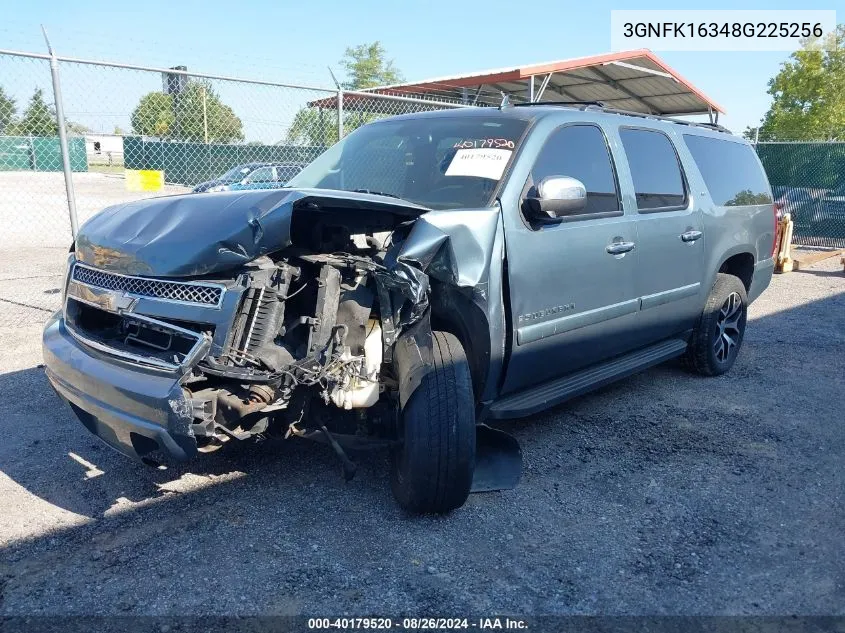 2008 Chevrolet Suburban 1500 Ltz VIN: 3GNFK16348G225256 Lot: 40179520