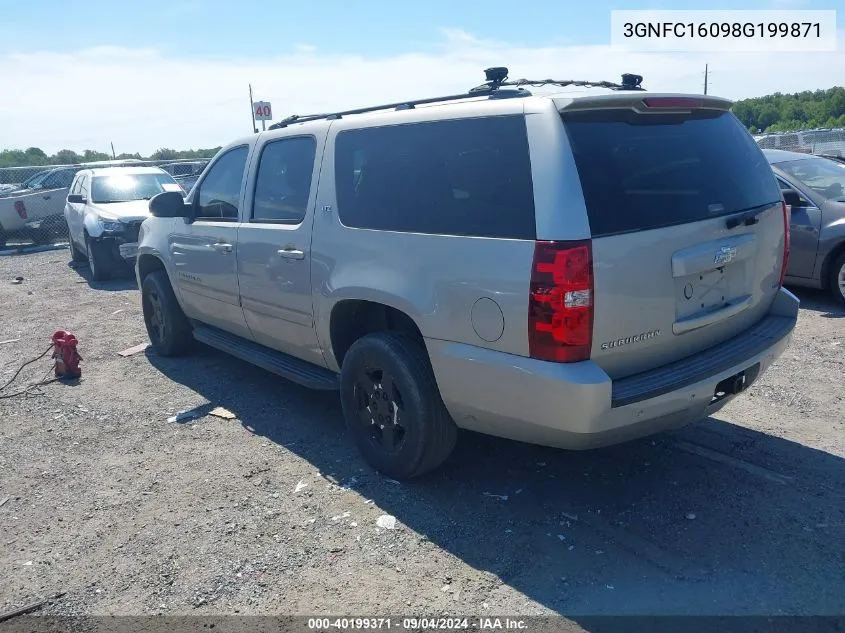 3GNFC16098G199871 2008 Chevrolet Suburban 1500 Lt