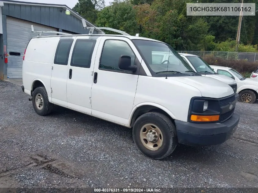 2008 Chevrolet Express Work Van VIN: 1GCHG35K681106162 Lot: 40376331