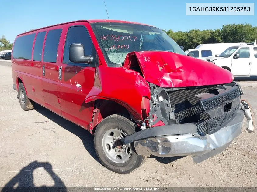 1GAHG39K581205283 2008 Chevrolet Express Ls